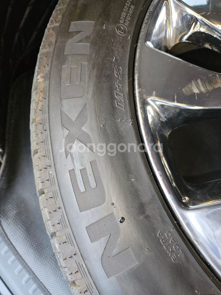 쏘렌토 크롬휠+235/55R19넥센 타이어(1본)--2