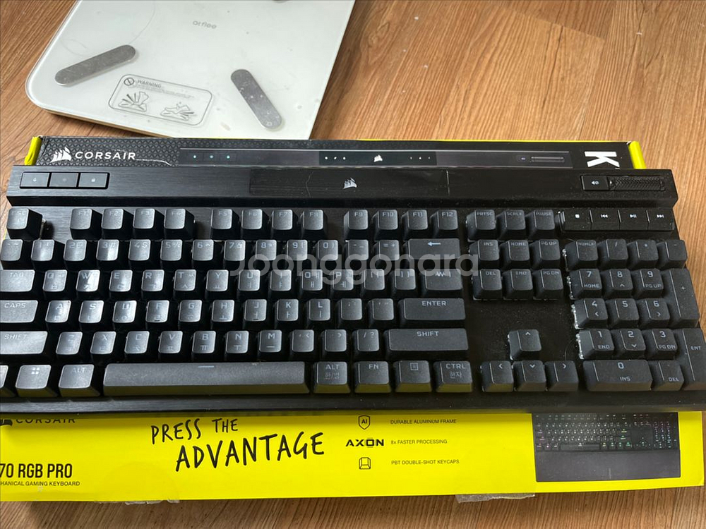커세어 k70 rgb pro 저소음 적축--1