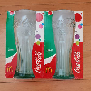 코카콜라 컨투어 글라스 그린