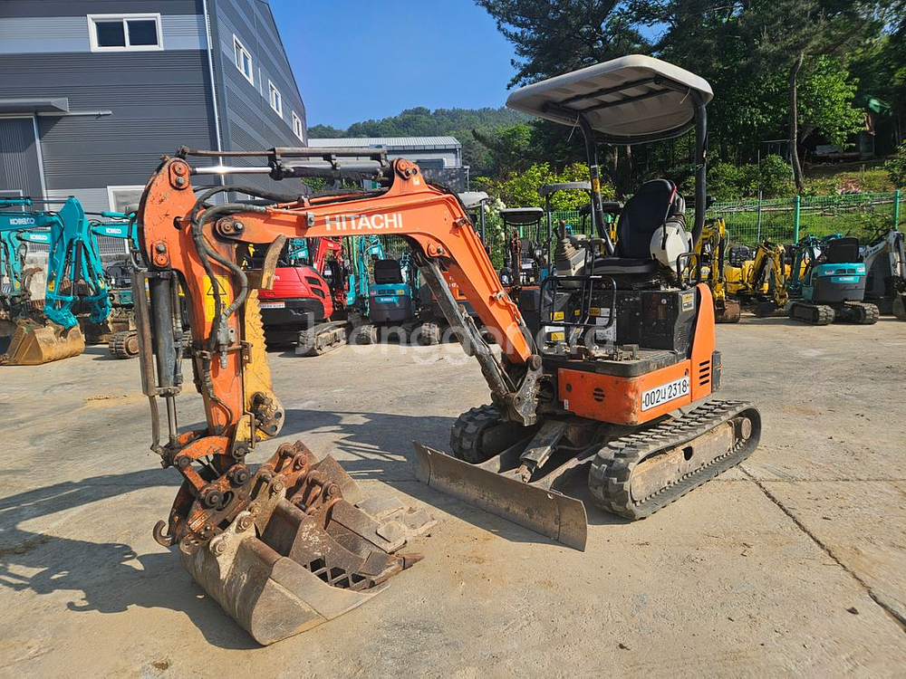 개인 중고 굴삭기 미니 히타치 ZX17 집게 17년--0