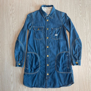 리 재팬 Lee 여성 데님 원피스