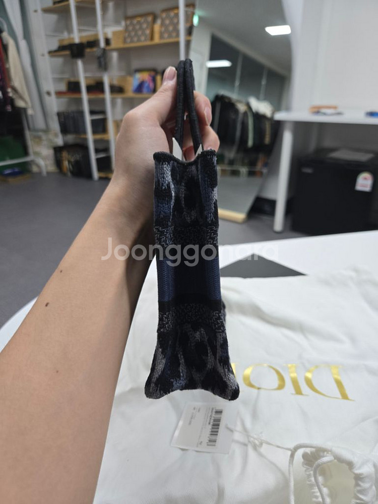 디올 레오파드 북토트백--3