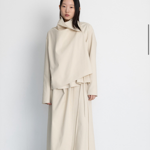 le17 DRAPE NECK SHIRT 셔츠