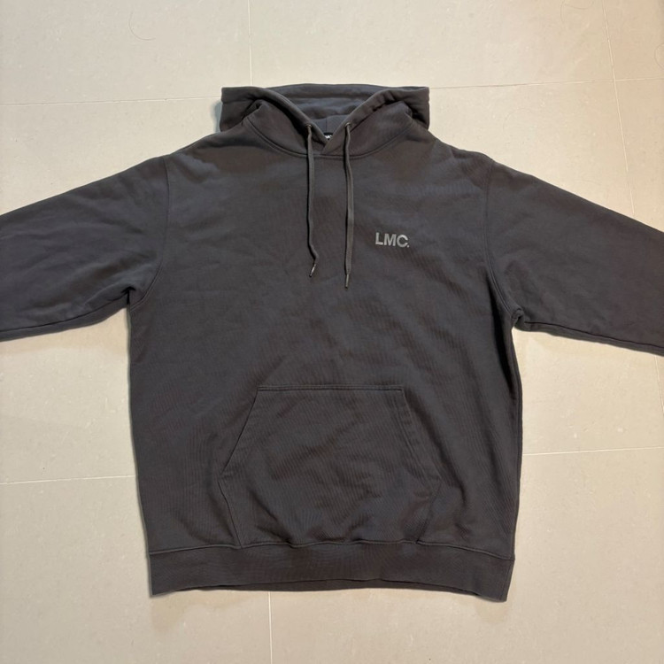 정품 LMC 엘엠씨 빅로고 차콜 오버핏 후드티 이미지