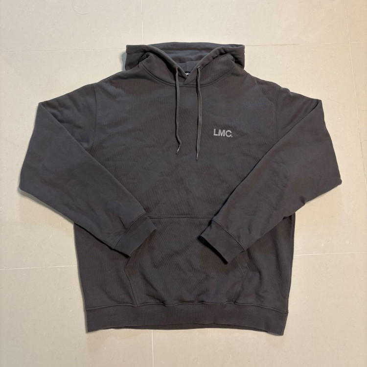 정품 LMC 엘엠씨 빅로고 차콜 오버핏 후드티 이미지