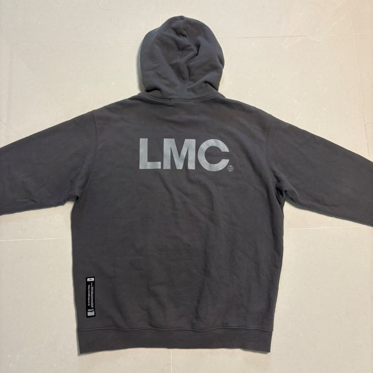 정품 LMC 엘엠씨 빅로고 차콜 오버핏 후드티 이미지