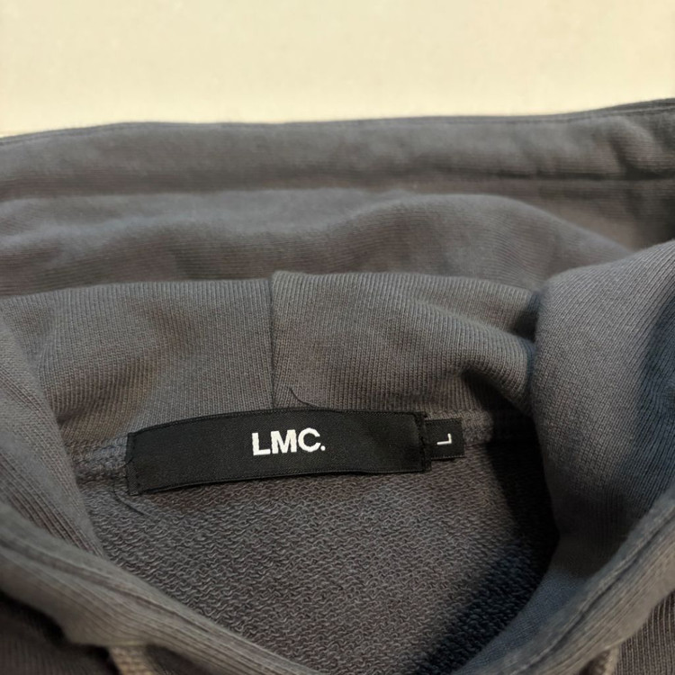 정품 LMC 엘엠씨 빅로고 차콜 오버핏 후드티 이미지
