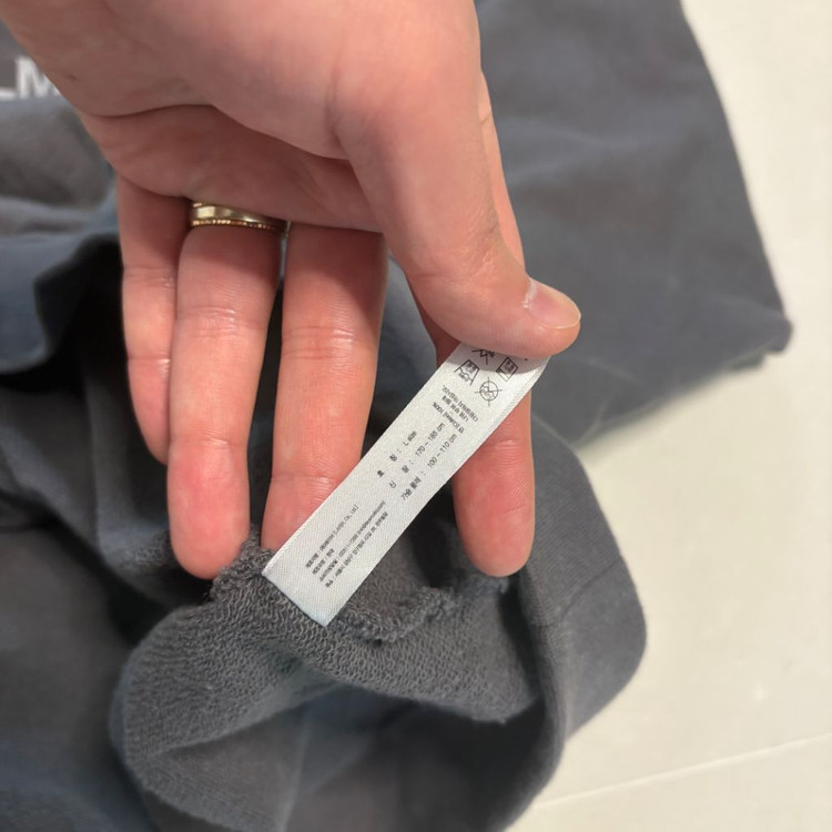 정품 LMC 엘엠씨 빅로고 차콜 오버핏 후드티 이미지