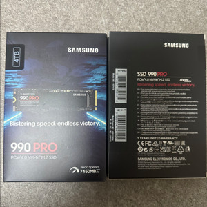 삼성 SSD 990PRO 4TB 미개봉