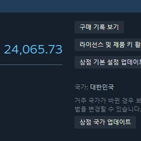 스팀 머니 게임 선물식으로 팝니다 (80%)