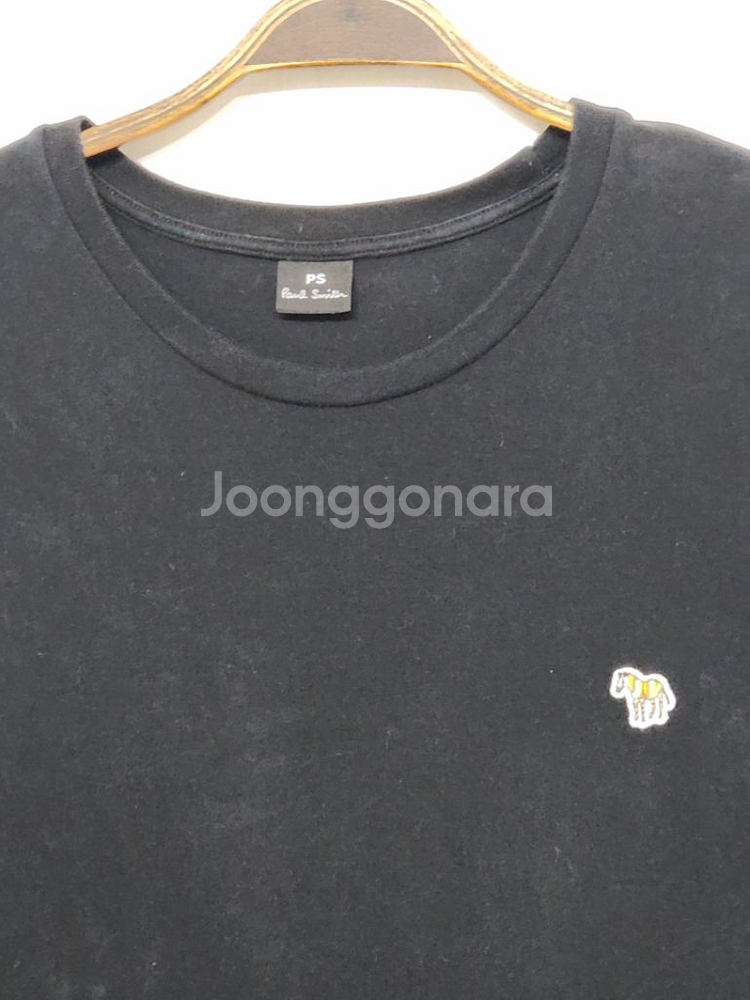 (L) 폴스미스 반팔티 블랙 얼룩말 로고 면티셔츠--1