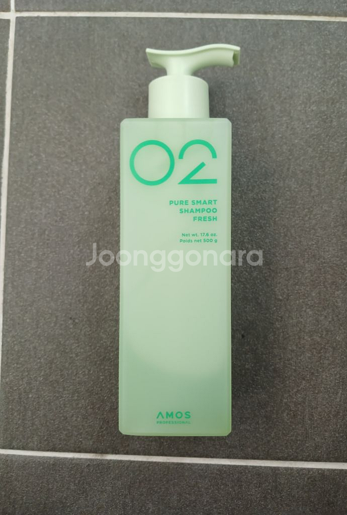아모스 02 퓨어스마트 샴푸 프레시 500g--1