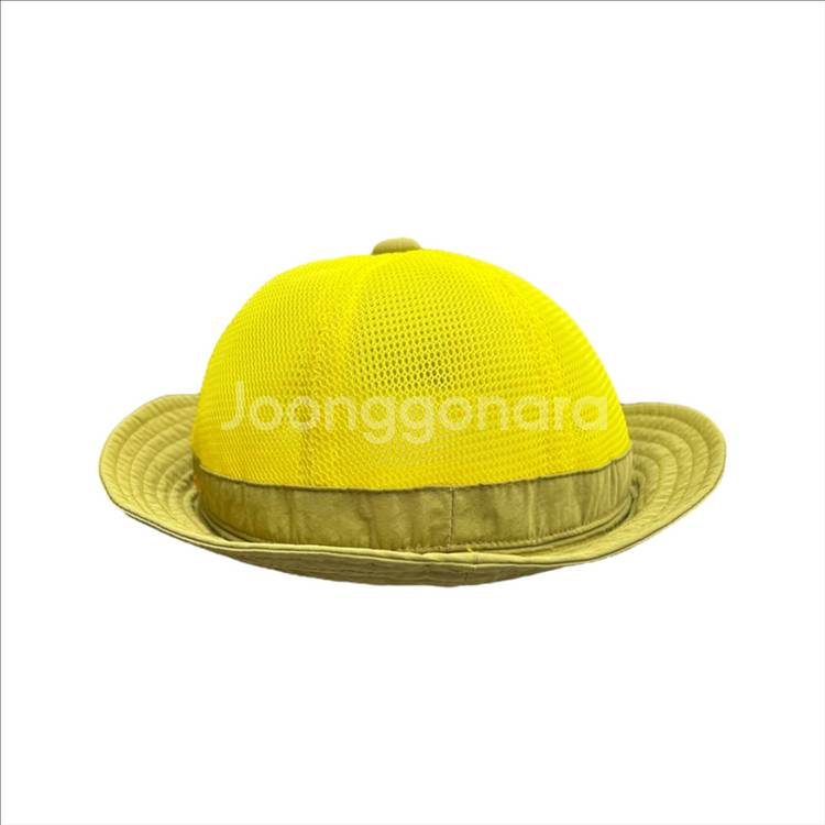 KANGOL 키즈 메쉬 캐주얼 모자 50 노랑 끈 없음--4
