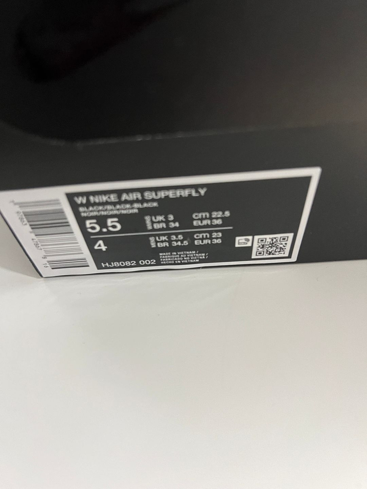 나이키 에어 슈퍼플라이 블랙 225 새상품--4