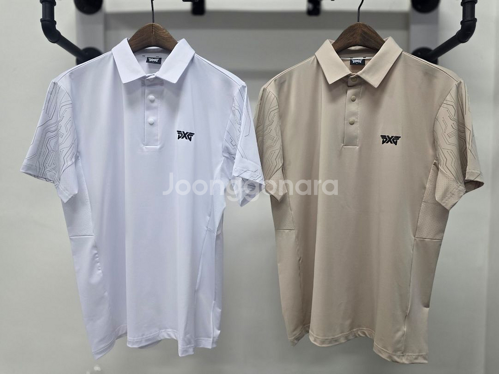 PXG 매장판 남성 골프웨어 그래픽패턴 포인트 카라티--2