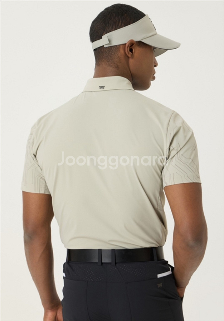 PXG 매장판 남성 골프웨어 그래픽패턴 포인트 카라티--1