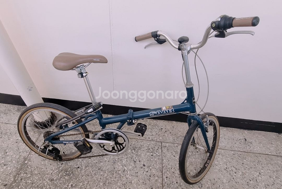 SAAB 사브 알루미늄 접이식 미니벨로 자전거 팝니다--0
