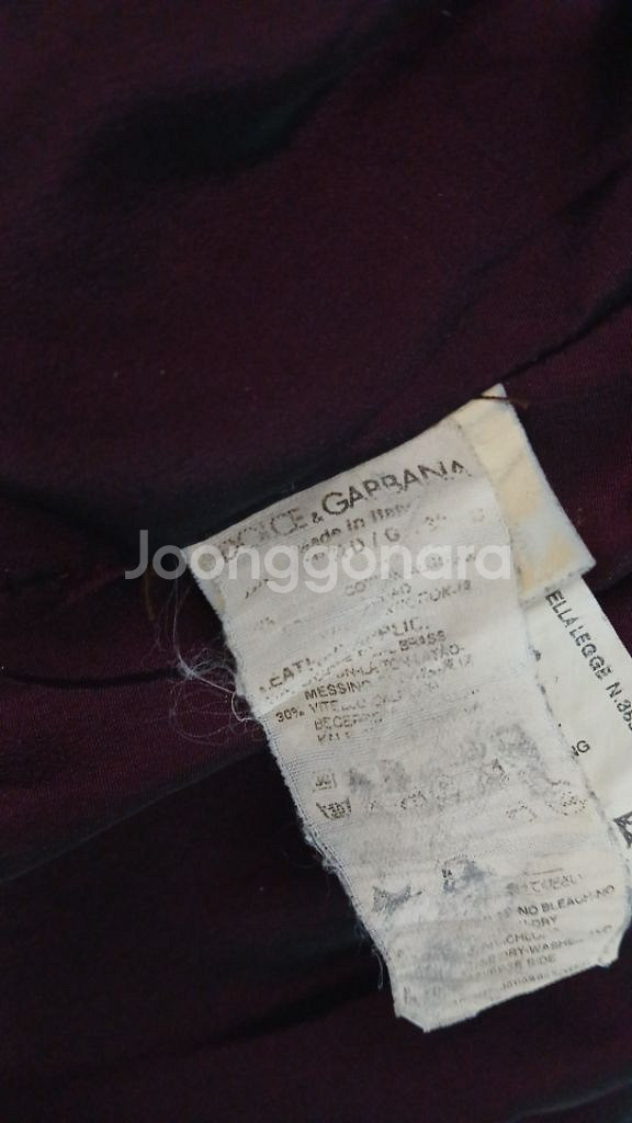 정품 돌체 앤 가바나 벨벳 프릴자켓(s)--4