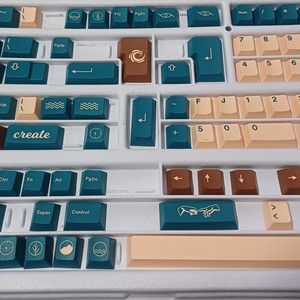 GMK Earth Tones Base+Novelti 팜