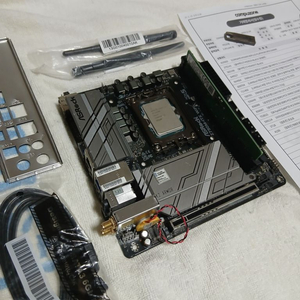 애즈락 정품 Z790m itx + 12600k+ 16램