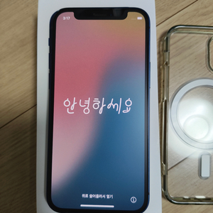 아이폰 12 미니 블루 128기가 풀박스 팝니다
