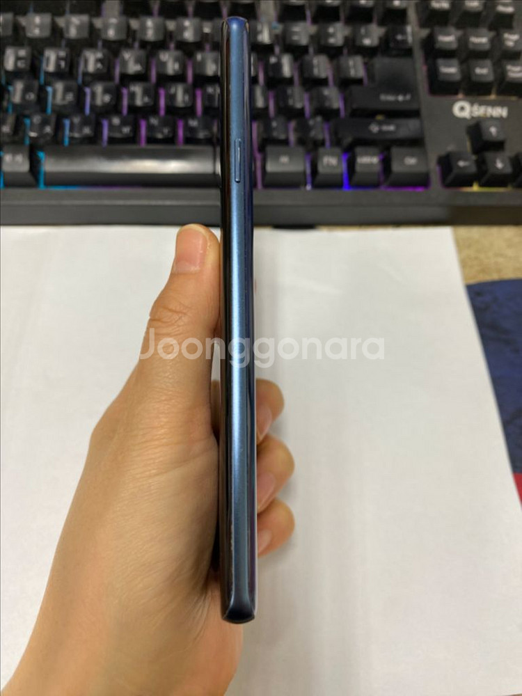 갤럭시S9플러스 블루 외관깔끔 64GB 무잔상--5