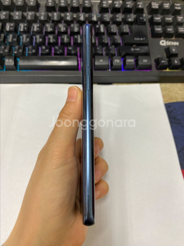 갤럭시S9플러스 블루 외관깔끔 64GB 무잔상--4