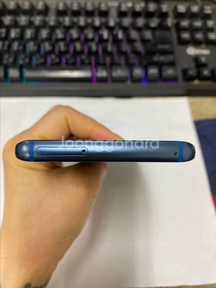 갤럭시S9플러스 블루 외관깔끔 64GB 무잔상--3