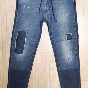 정품 디젤 내롯 스웨트 팬츠 배기핏 청바지 31 32