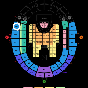 블랙핑크 콘서트 2연석 7/6 19:00