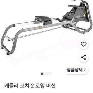 정가 260만원짜리 케틀러 코치 2 로잉머신