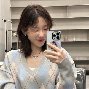 (태연 착용)미드나잇모먼트 하트 목걸이
