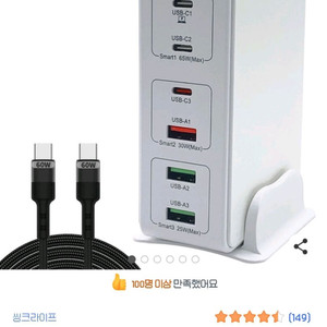 씽크라이프 GaN 120W 6포트 초고속충전기