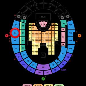 블랙핑크 콘서트 7/6(일) 막콘 2연석