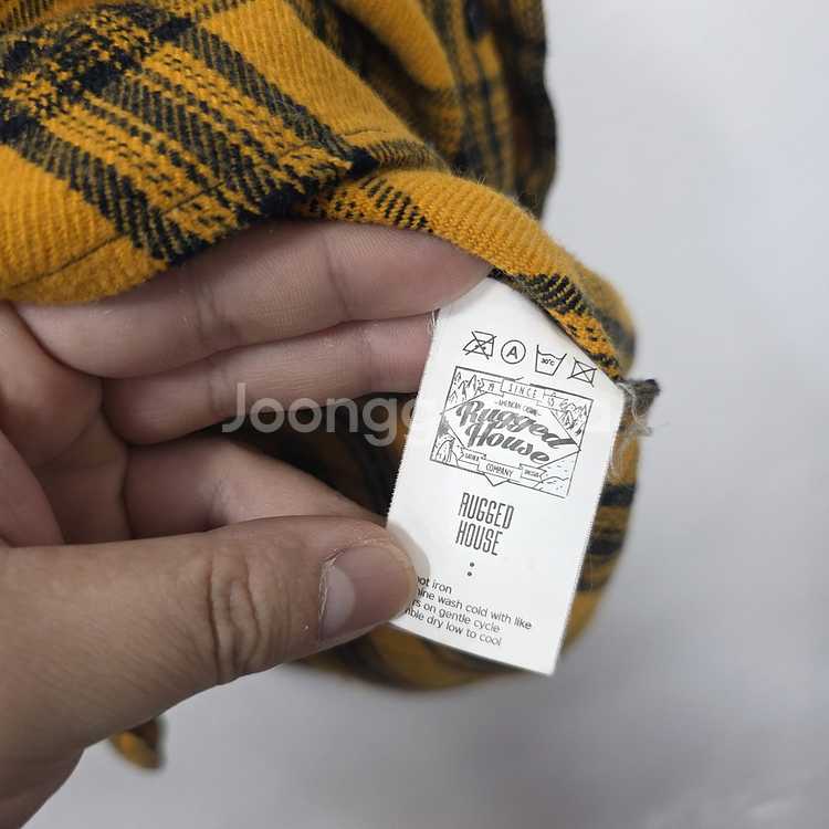 [RUGGED] 남성 오버핏 체크 셔츠 남방 2--1