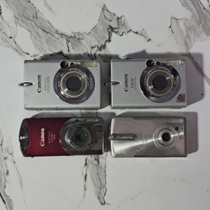 캐논 IXUS / IXY 디지털카메라 4개 일괄*하자품