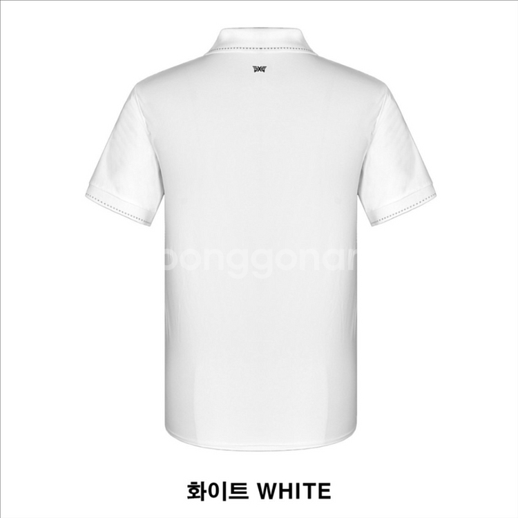 PXG 남성 골프웨어 니트 넥 카라 숏 슬리브 카라티--2