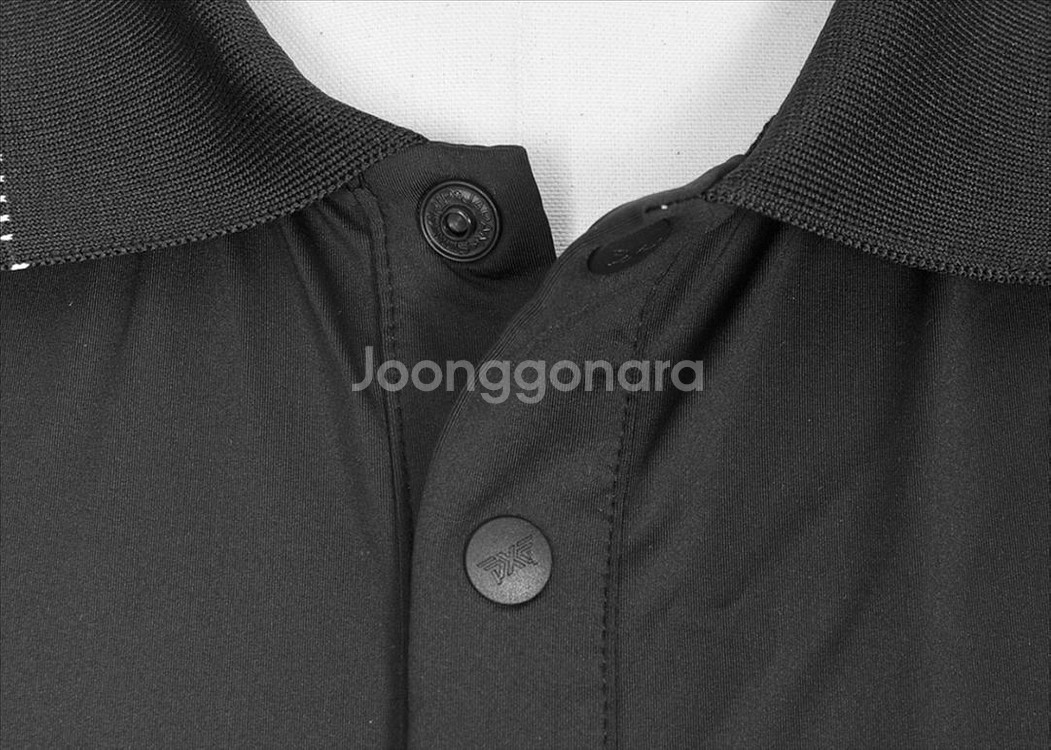 PXG 남성 골프웨어 니트 넥 카라 숏 슬리브 카라티--6