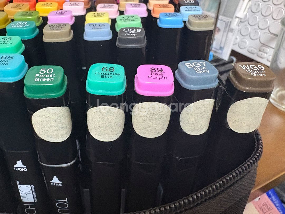 사쿠라 피그마펜 5입+TOUCHPRO 73색 마카--1
