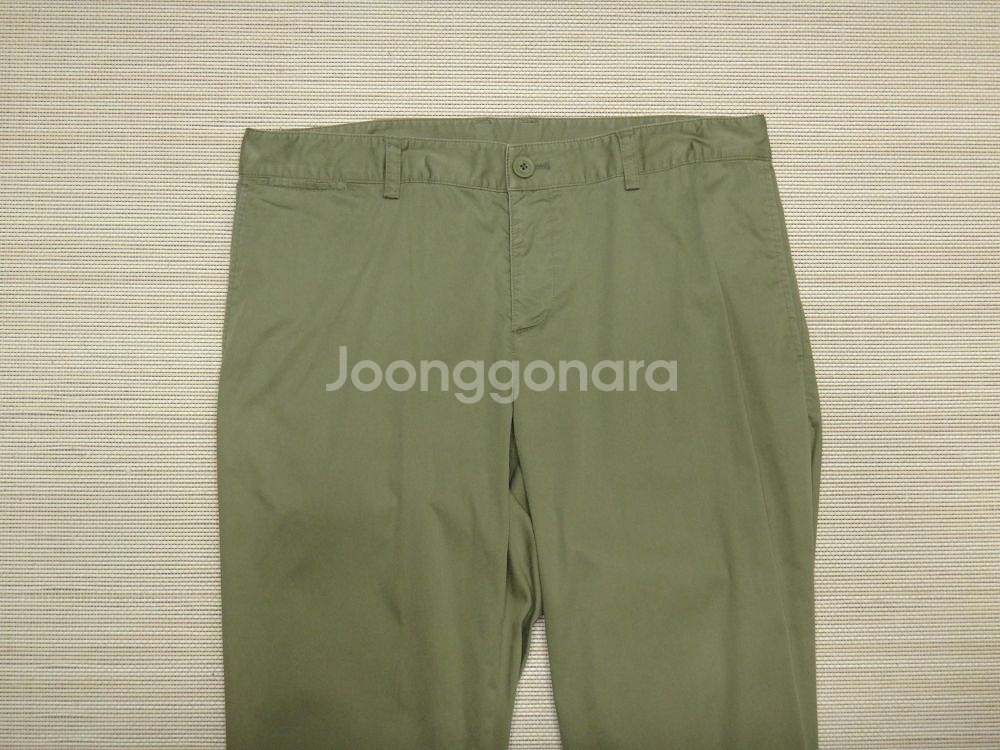 (34) 빈폴아웃도어 카키 남성 베이직 치노 팬츠--3