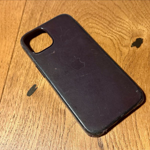 애플 아이폰13 정품 맥세이프 가죽 레더 케이스