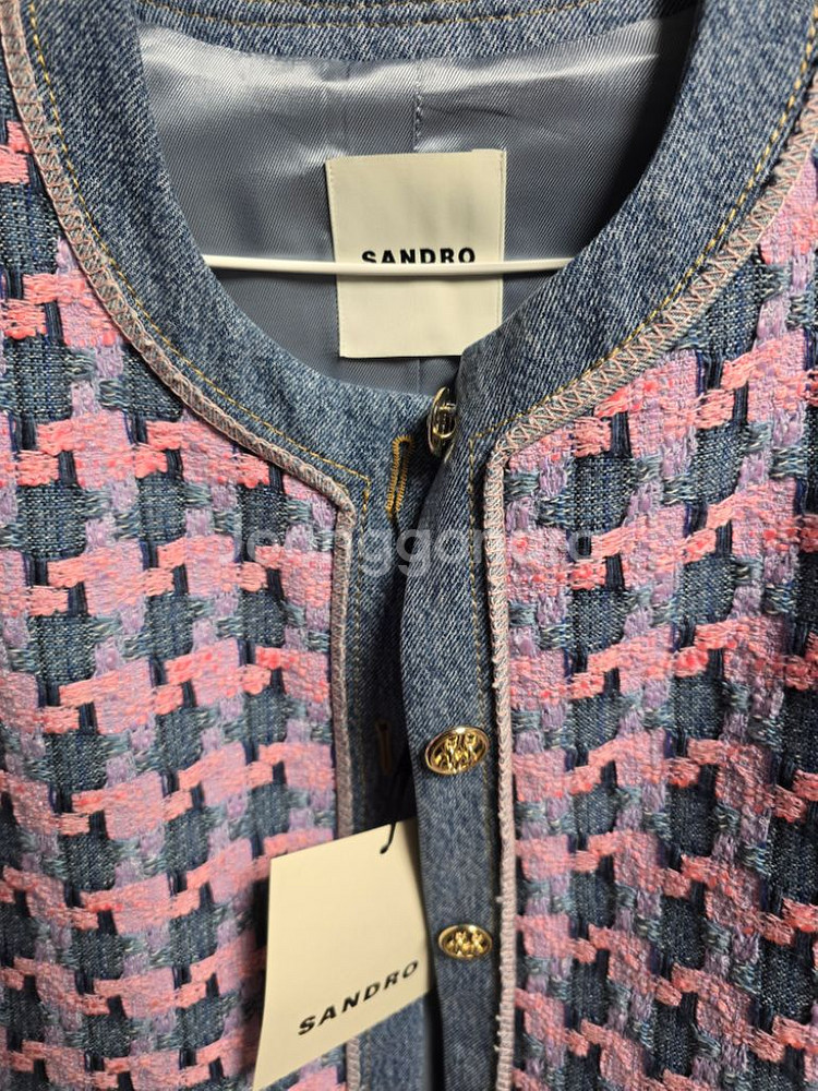 산드로 데님 자켓38 사이즈--0