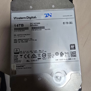 고장난 wd gc530 14tb 나스용 하드
