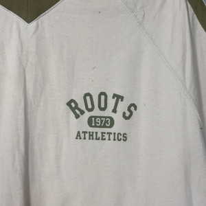 [ROOTS CANADA]베이지 로고 빈티지 티셔츠95