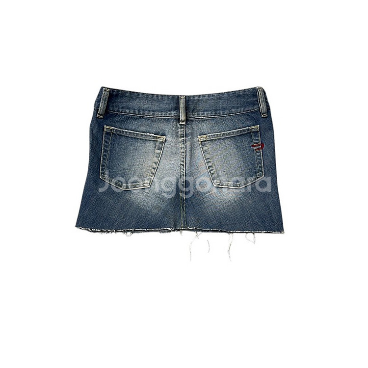 [디젤] 이태리 워싱 빈티지 데님 미니 스커트 27--0