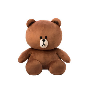 라인프렌즈 브라운 110cm 정품 대형 인형