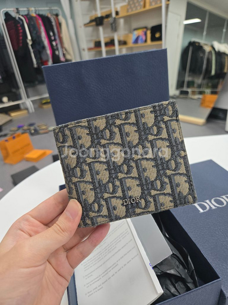 디올 오블리크 반지갑--0