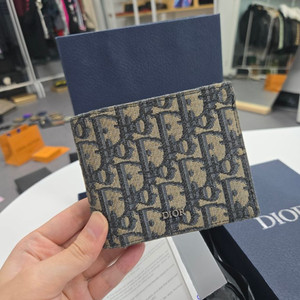 디올 오블리크 반지갑