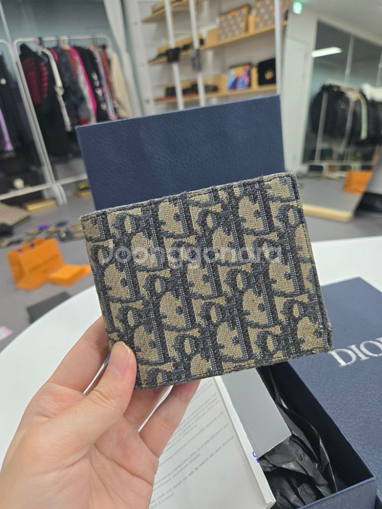 디올 오블리크 반지갑--1