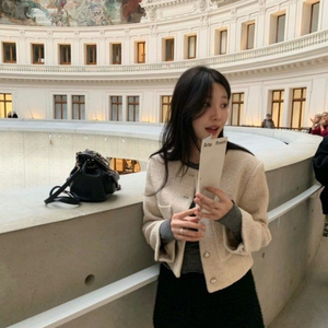 레이지샵 르망 트위드 자켓(베이지)